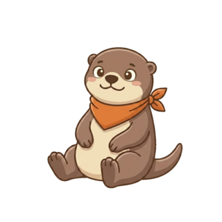 Otto, the OttoFit otter mascot